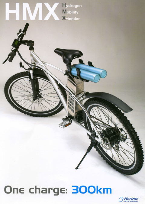 HMX (Hydrogen Mobility Xtender)燃料電池自転車