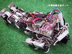 燃料電池ロボット　水素吸蔵合金ボンベ部
